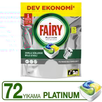 fairy platinium tablet, fairy, feyri, pılatinyum, bulaşık makinesi tableti, bulaşık makinesi kapsülü, fairy platium 72li fiyat, fairy platium 72li satın al
