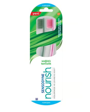 Sensodyne Nourish Sağlıklı Temizlik Yumuşak Diş Fırçası 1+1