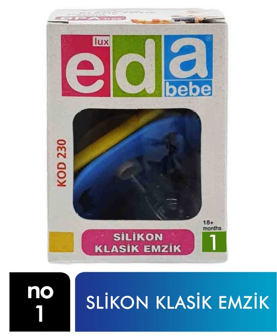Lüx Eda Bebe Silikon Klasik Emzik No:1