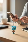 Gumball Figürlü Hareketli Anahtarlık