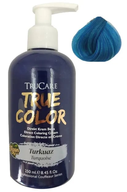 Trucare Truecolor  Renkli Saç Boyası Turkuaz 250ml