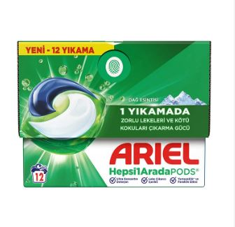 Ariel Pods Kapsül Çamaşır Deterjanı Baz 12'li