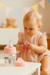 Wee Baby Mini PP Alıştırma Bardağı Seti 30 Ml Pembe