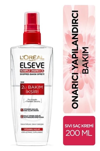 Loreal Elseve Komple Onarıcı 5 Sıvı Saç Kremi 200 ML