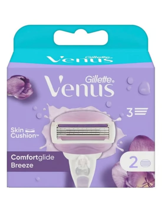 Gillette Venüs Comfortglide Breeze Tıraş Bıçağı 2'li Yedek