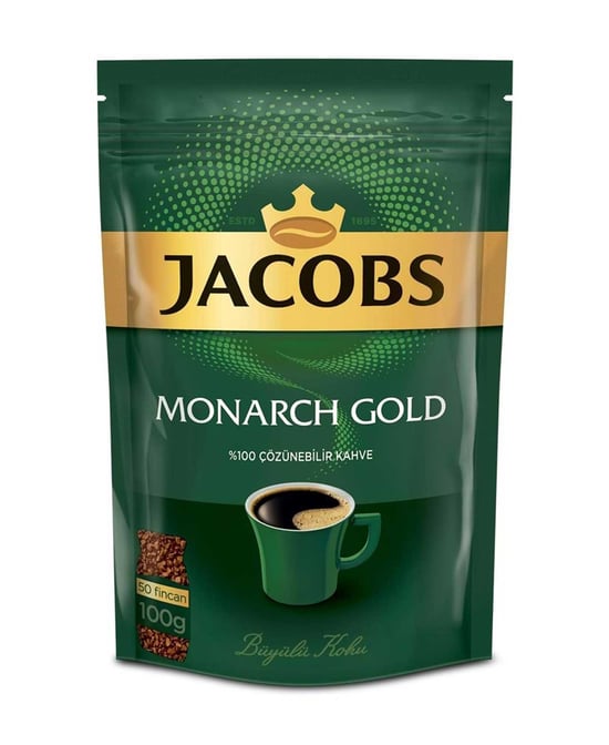 Jacobs Monarch Gold Kahve 100 gr SKT: 05.2026