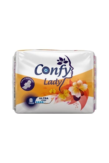 Confy Lady Hijyenik Pedler Ultra Long 8 Adet