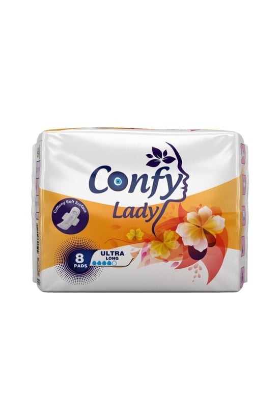 Confy Lady Hijyenik Pedler Ultra Long 8 Adet