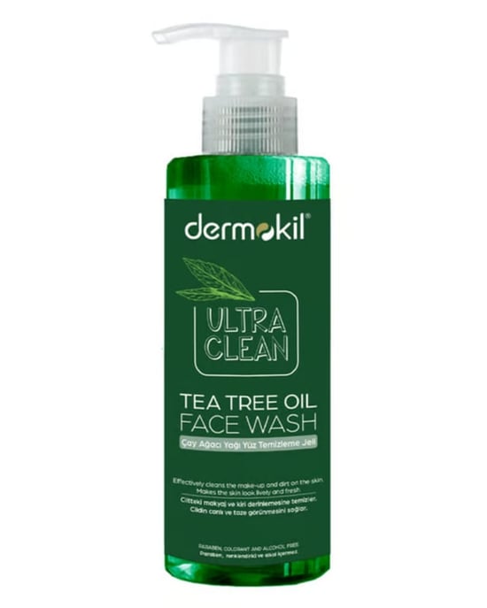 Dermokil Ultra Clean Çay Ağacı Yüz Temizleme Jeli