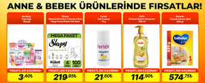 Anne & Bebek Ürünlerinde Dev Fırsatlar! kampanya resmi