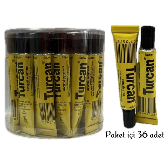 Turcan 7cc Solventli Güçlü Sıvı Yapıştırıcı