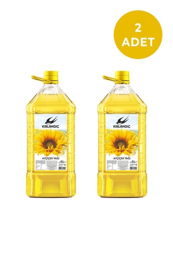 Kırlangıç 5 lt Ayçiçek Yağı Pet 5 lt * 2 Adet