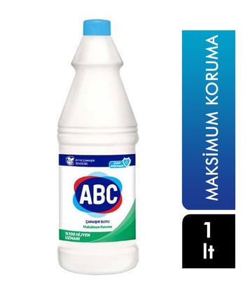 ABC,çamaşır suyu,1 lt,deterjan,çamaşır deterjanı,maksimum koruma