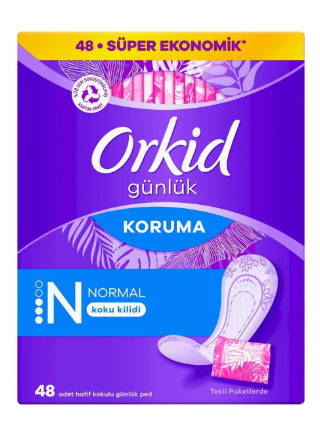 Orkid Günlük Ped Normal Eko Paket 48 Li