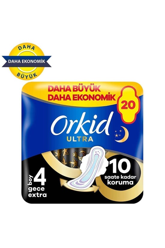 Orkid Ultra Extra 4 Lü Gündüz Extra Gece 20