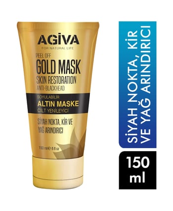 Agiva Soyulabilir Gold Maske 150 ML