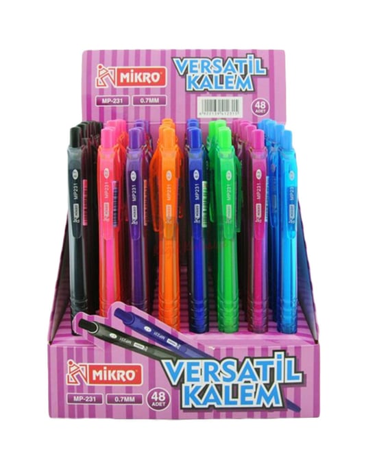 Mikro Versatil Kalem Standlı 0.7 mm MP-231 48'li Paket