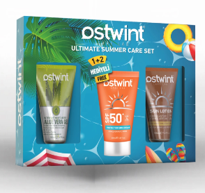 Ostwint 50+ Spf Güneş Kremi Seti 1+2 Hediyeli 50ml