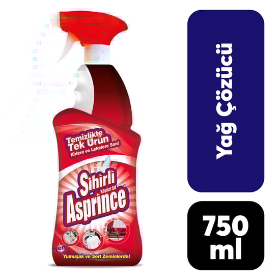 Sihirli Asprince Çözücü Sprey 750 ml Leke Çıkarıcı