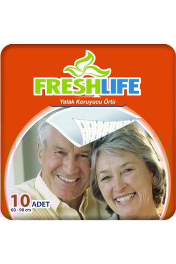 Freshlife Yatak Koruyucu Örtü 60 x 90 xm 10 lu