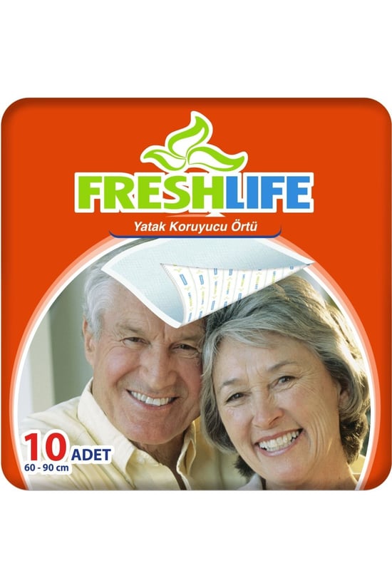 Freshlife Yatak Koruyucu Örtü 60 x 90 xm 10 lu