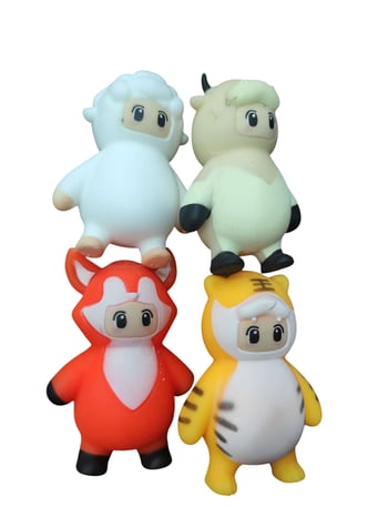 Adm 057 İnek Kuzu Hayvanlar Karışık Sukuşi (Squishy)