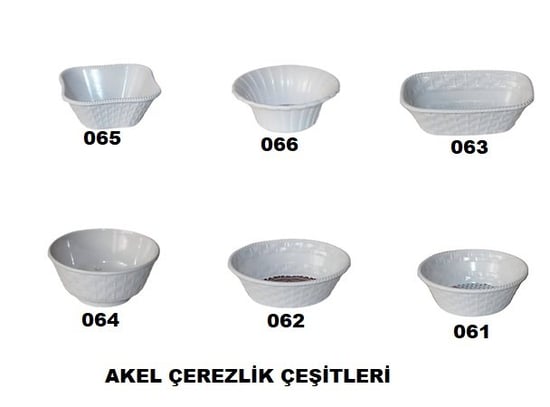 Akel Çerezlik Çeşitleri - Melamin Çerezlik Çeşitleri - Farklı Desenlerde