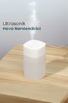 400 ml Şeffaf Gece Lambalı Renkli Işık Ultrasonik Hava Nemlendirici Aroma Difüzörü TP-1037