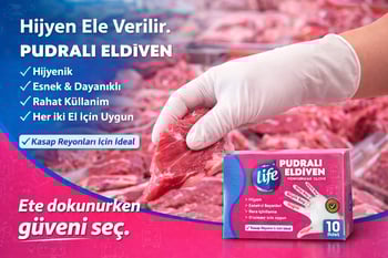 Life Pudralı Eldiven 10'Lu