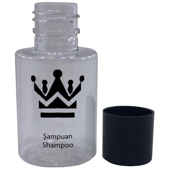 Private 1000 Adet Boş Şişe Standart Otel Tipi Şampuan Yazılı 30 ML Silindir Şişe Tek Kullanımlık Kullan At