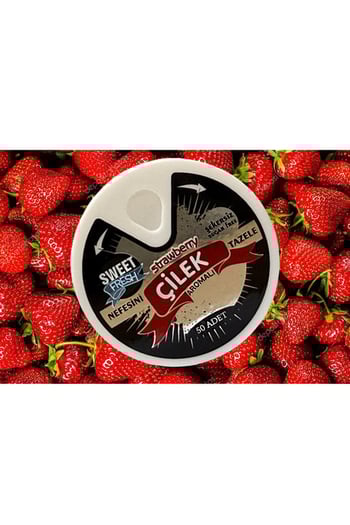 SWEET FRESH ÇİLEK AROMALI ŞEKERSİZ ŞEKER 10GR