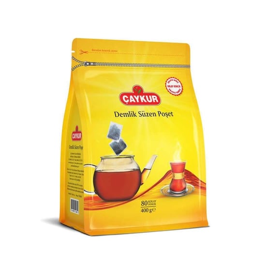 Çaykur Demlik Süzen Poşet Çayı 400 gr