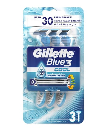 Gillette Blue 3 Tıraş Bıçağı 3'lü Blister İce