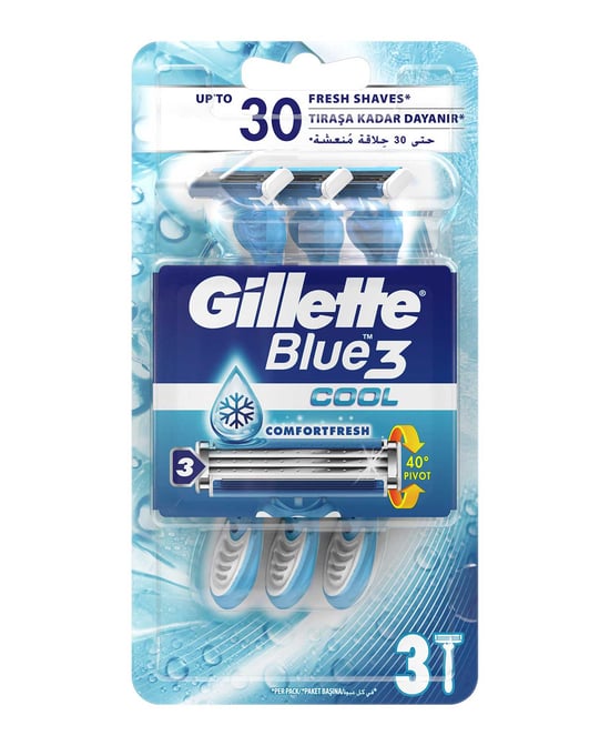Gillette Blue 3 Tıraş Bıçağı 3'lü Blister İce