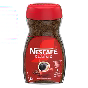 Nescafe Classic Cam Kavanoz  200g 6'lı