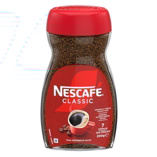 Nescafe Classic Cam Kavanoz  200g 6'lı