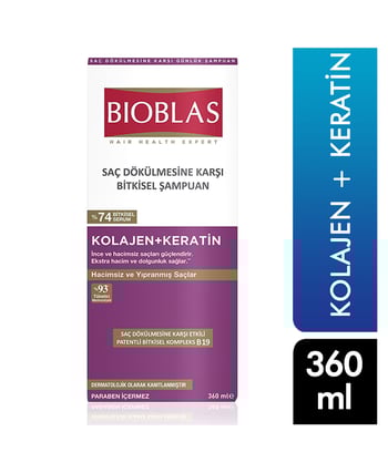 Bioblas Şampuan 360 ml Saç Dökülmesine Karşı Hacim