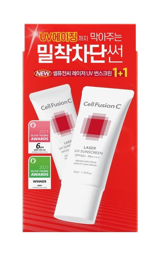 Cell Fusion C Laser Yaşlanma Karşıtı Yüksek Koruyucu SPF 50 + Güneş Kremi 35 ml 2 Adet