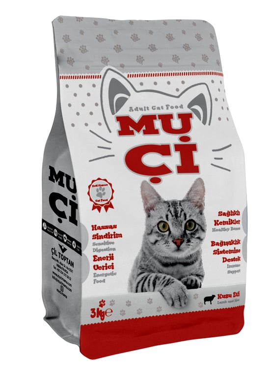 Muçi Kuru Kedi Maması Kuzu Etli 3 Kg
