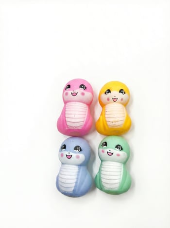 Adm NN09-4 Sevimli Dinazor Yavrsusu Elastik  Dolgulu Sukuşi (Squishy)