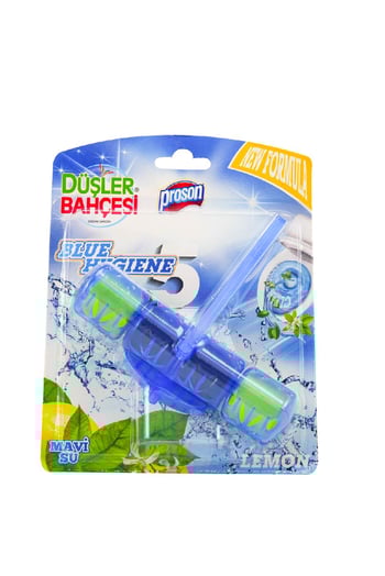 Düşler Bahçesi Wc Blok Mavi Su (Lemon) Tekli  Tuvalet Koku Giderici