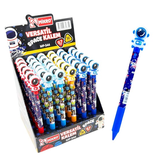 Mikro Mp-544 Space Standlı Versitil Kalem 07 Mm Uzay Desenli