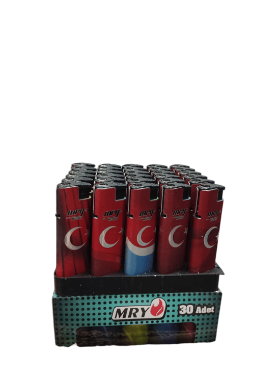 Mry Metalize Rüzgar Çakmak Metal Bayrak