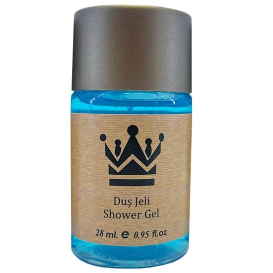 Private 500 Adet Standart Otel Duş Jeli Geniş Kapak Kraft 30 Ml Silindir Şişe Tek Kullanımlık Kullan At