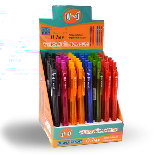 U-4 501A Versatil Kalem 0.7mm 48'li