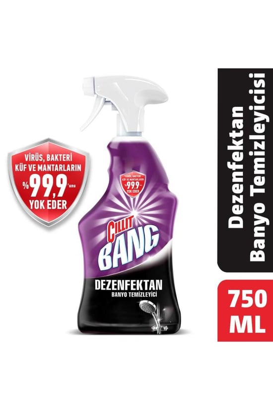 Cillit Bang Dezenfektan Banyo Yağ Ve Kireç Çözücü Sprey Yüzey Temizleyiciler 750 ml