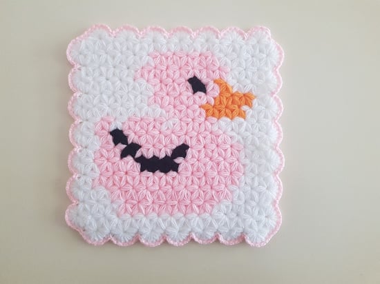 HERŞEY FIRSAT Banyo Bebek el örme lifi Yün Çirkin Ördek Desenli