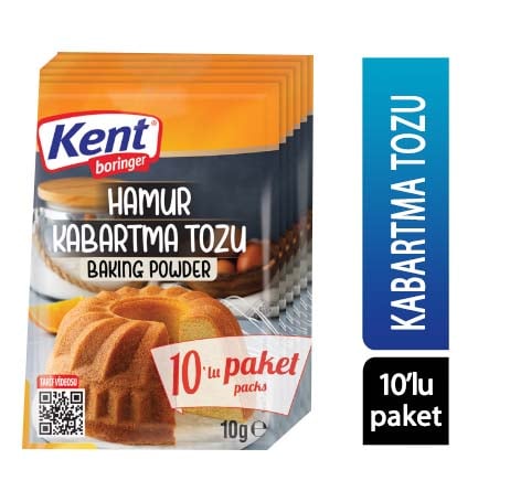 Kent Boringer Hamur Kabartma Tozu 10'lu Ekonomik Paket
