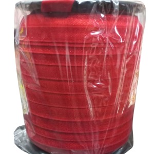 P Parla Çamaşır Lastiği Düz 1 cm  75 Metre 1 Top Kırmızı