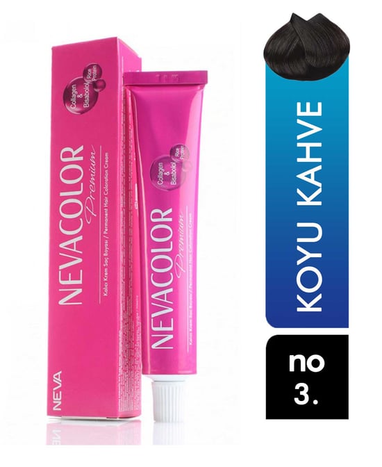 Nevacolor Premium Tüp Saç Boyası Koyu Kahve 3. 50 ml